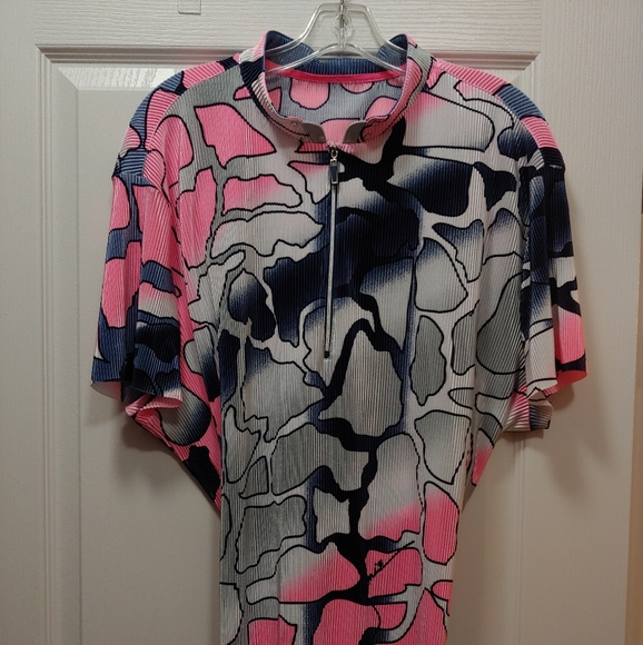 Jaime Saddock Plus Size Golf Shirt EUC - Picture 1 of 4